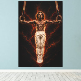 Relentless Balance – Iron Cross Power Canvas Print
