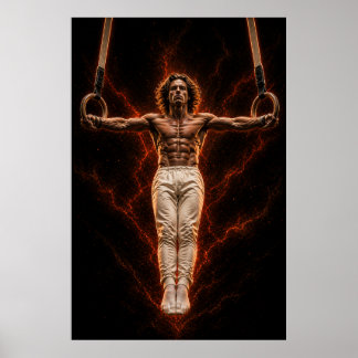 Relentless Balance – Iron Cross Power Poster