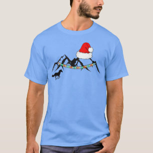 Relentless Designs Christmas Lights Horse Santa Ha T-Shirt