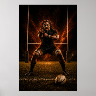 Relentless Dominance – Rugby Power Poster