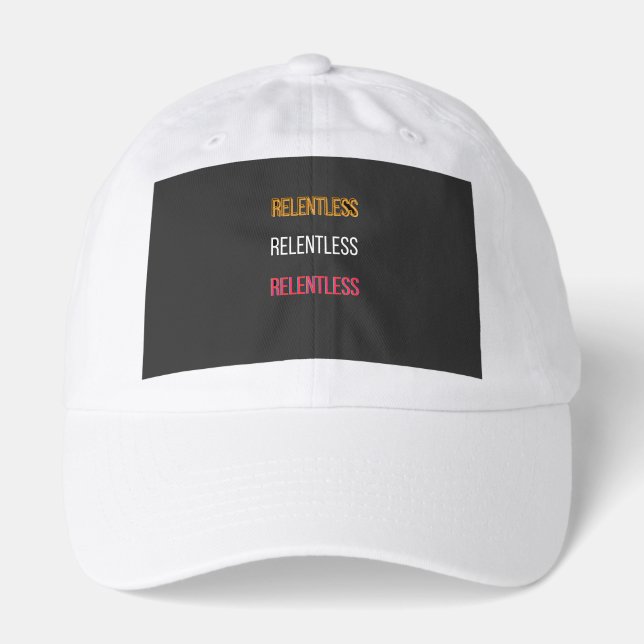 RelentlessT-Shirt Hat (Front)