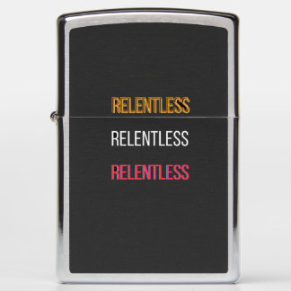 RelentlessT-Shirt Zippo Lighter