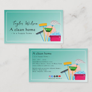 Reliable Cleaning Business Card