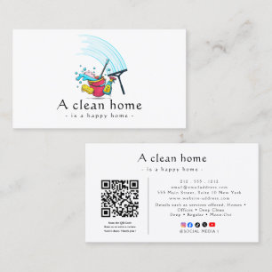 Reliable Cleaning Business Card