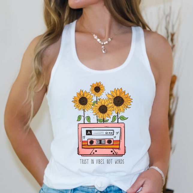 Reliance on Vibe Boho Sunflower and Cattsette Tank Top (Creator Uploaded)