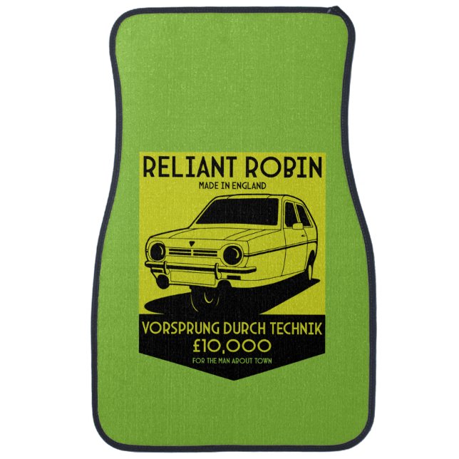 Reliant Robin Owners Club Car Floor Mat (Front)