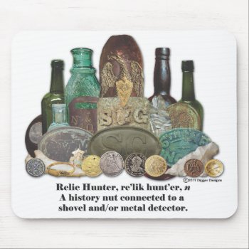 Relic Hunter Definition Mouse Pad by DiggerDesigns at Zazzle