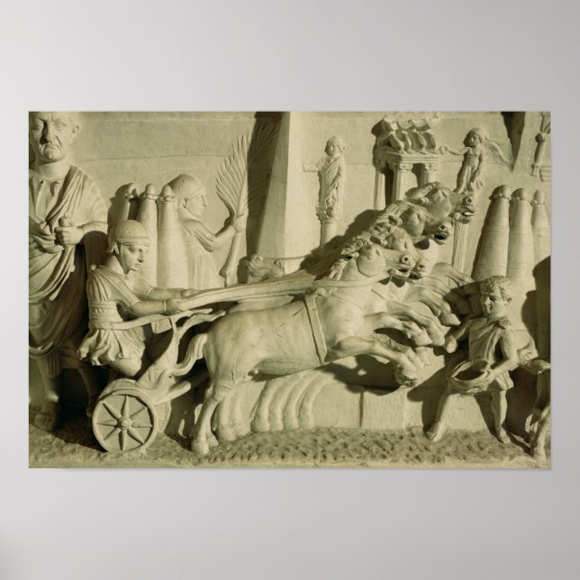 Relief depicting a chariot race poster (Front)