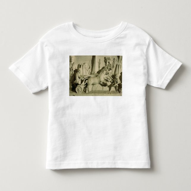 Relief depicting a chariot race toddler t-shirt (Front)