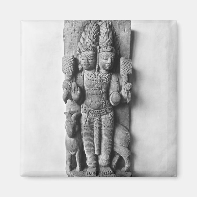 Relief depicting a double-headed image of Agni Magnet (Front)