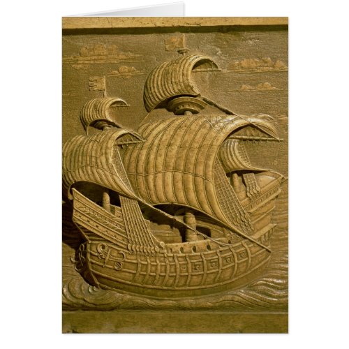 Relief depicting a Venetian galleon