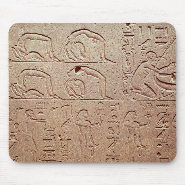 Relief depicting acrobats and a harpist mouse pad (Front)