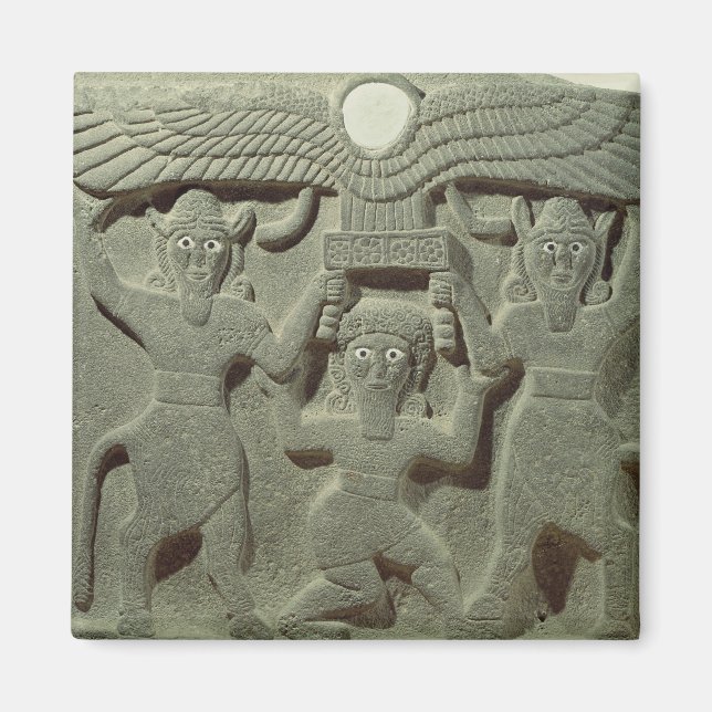 Relief depicting Gilgamesh between two Magnet (Front)
