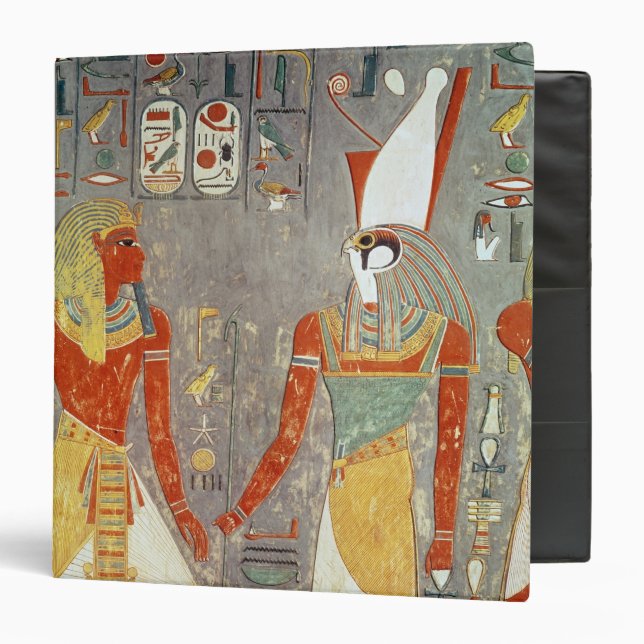Relief depicting Horemheb  before Horus 3 Ring Binder (Front/Inside)