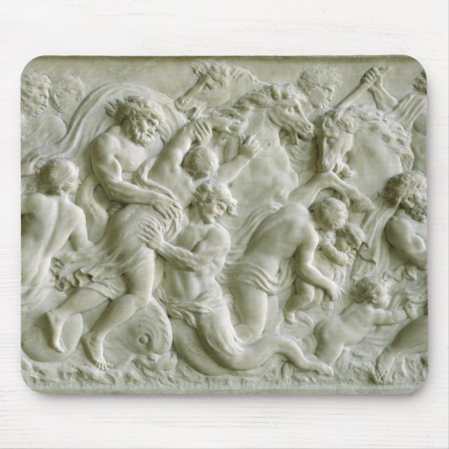Relief depicting nereids carried away by tritons mouse pad (Front)