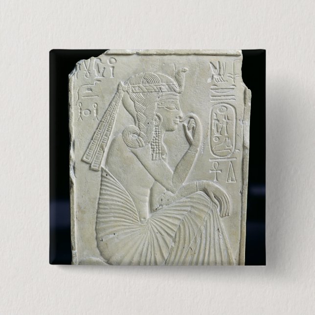 Relief depicting Ramesses II  as a child Button (Front)