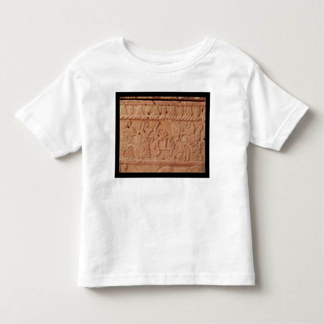 Relief depicting servant paying homage to the toddler t-shirt (Front)