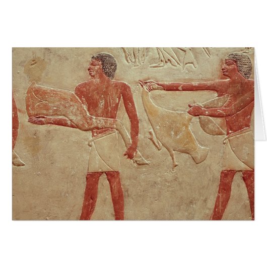 Relief depicting servants cards (Front Horizontal)