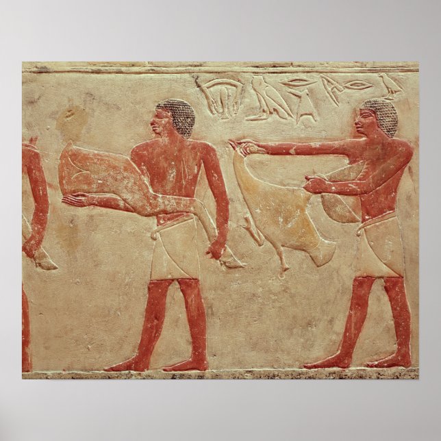 Relief depicting servants poster (Front)