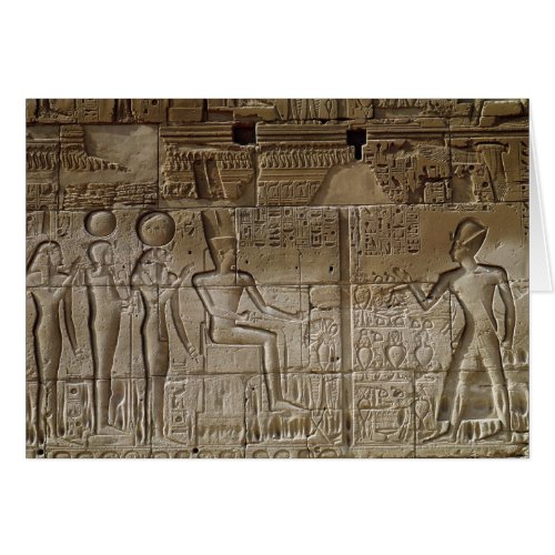 Relief depicting Seti I  making an offering