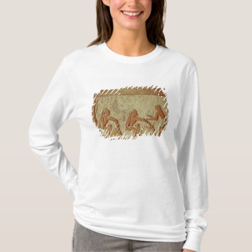 Relief depicting the making and baking of bread T_Shirt