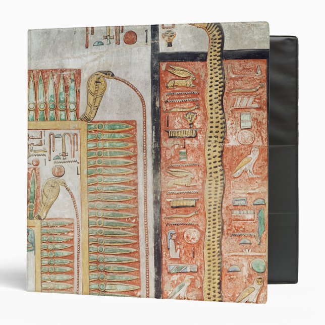 Relief depicting the path which dead must 3 ring binder (Front/Inside)