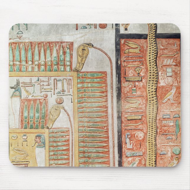 Relief depicting the path which dead must mouse pad (Front)