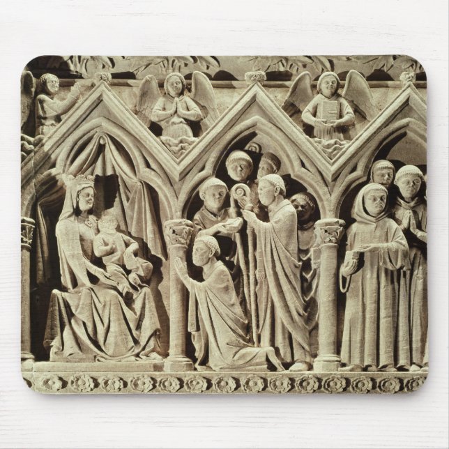 Relief depicting the Presentation of the Monks Mouse Pad (Front)