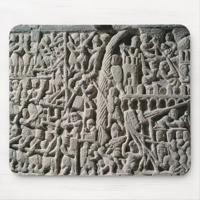 Relief depicting the Siege of Carcassonne Mouse Pad (Front)