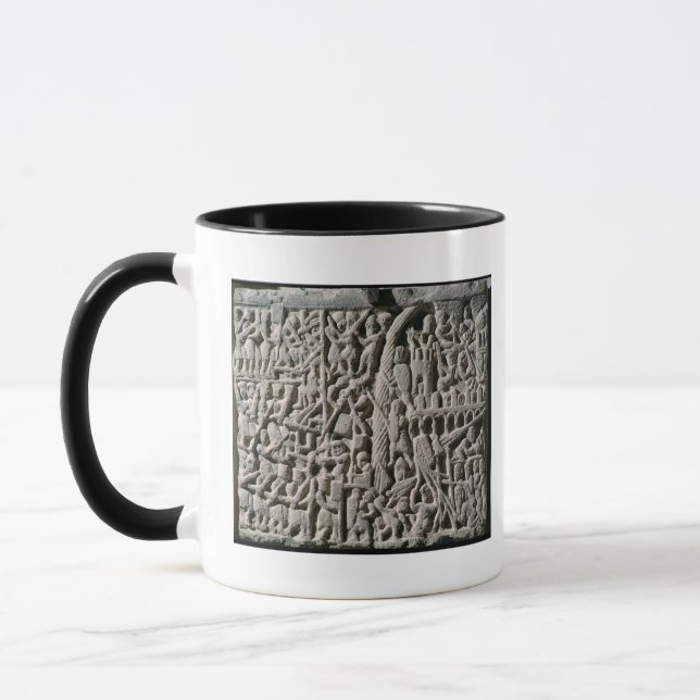 Relief depicting the Siege of Carcassonne Mug (Left)