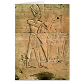 Relief depicting Tuthmosis III making an (Front)