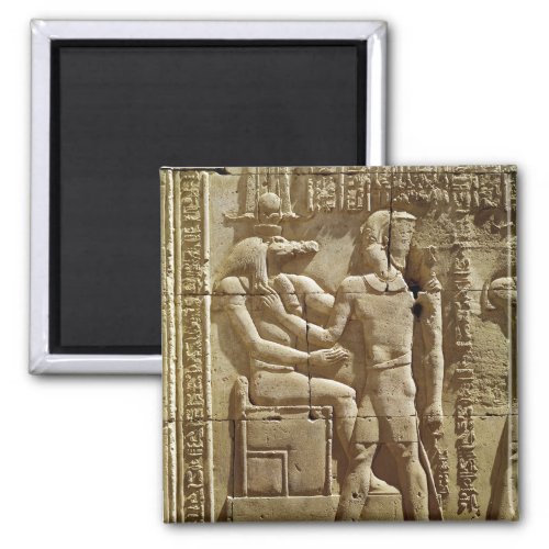 Relief of Sobek and Ptolemy VI Philometor Magnet
