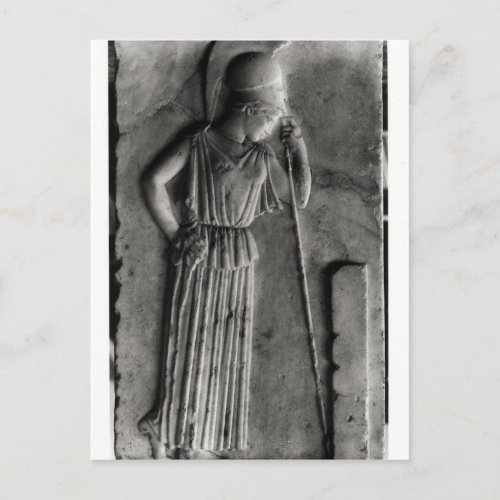 Relief of the Mourning Athena c460 Postcard