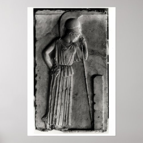 Relief of the Mourning Athena c460 Poster
