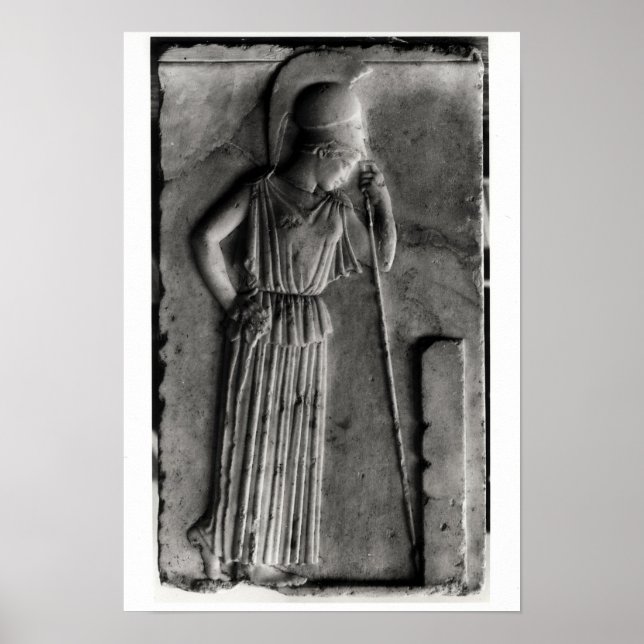 Relief of the Mourning Athena, c.460 Poster (Front)