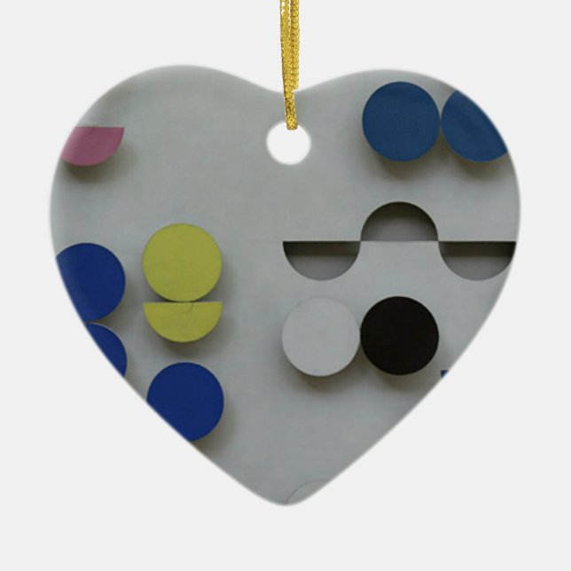 Relief rectangulaire by Sophie Taeuber-Arp Ceramic Ornament (Front)