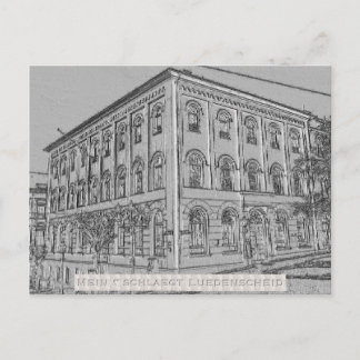 Reliefkarte "Altes Rathaus" von Lüdenscheid Postcard