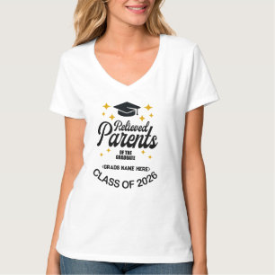 Relieved parents of grad funnny graduation 2026 T-Shirt