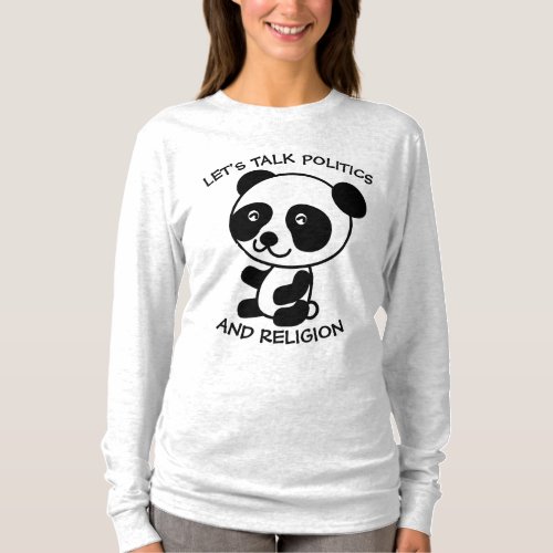 RELIGION AND POLITICS PANDA BEAR T_Shirts