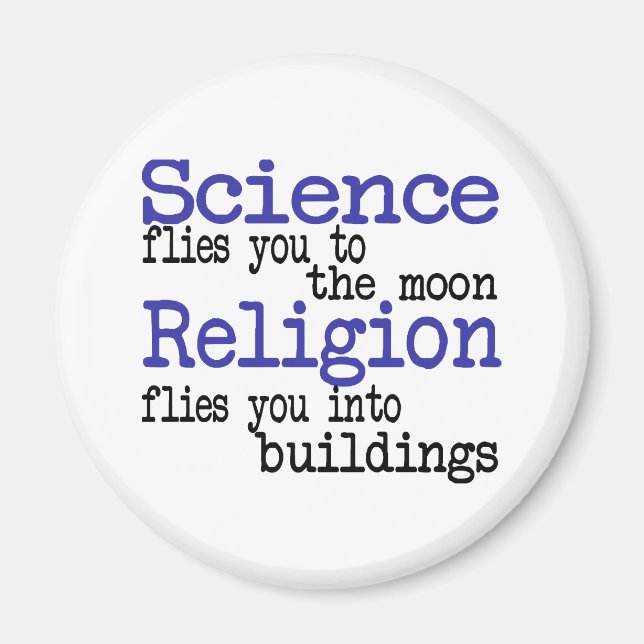 Religion and Science Magnet (Front)