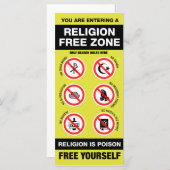 Religion Free Zone (Front/Back)