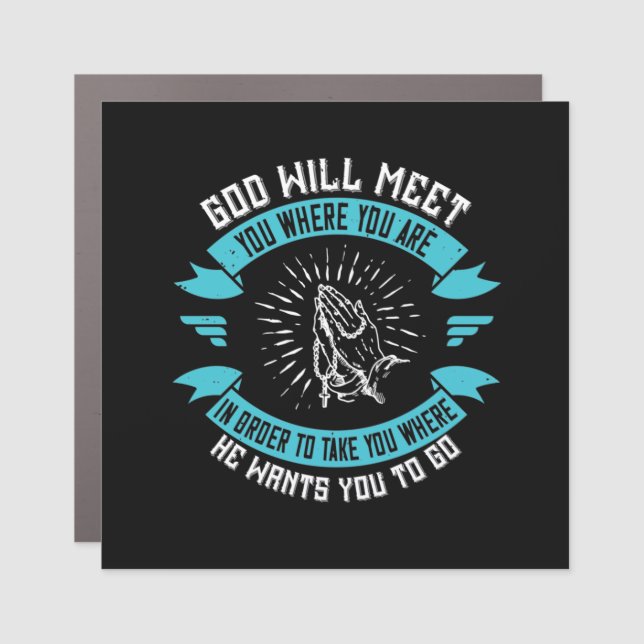 Religion - God Is Most Glorified In Us Car Magnet (Front)