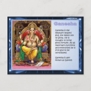 Religion, Hinduism, Ganesha Postcard