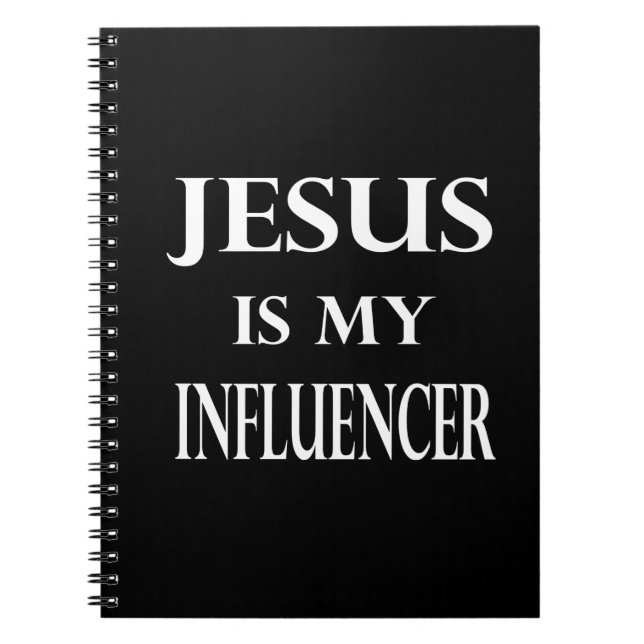 Religion - Jesus Is My Influencer Notebook (Front)
