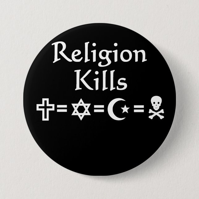 Religion Kills Button (Front)