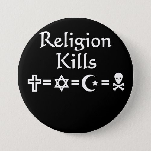 Religion Kills Button