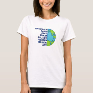 Religion Love Freedom People Planet T-Shirt
