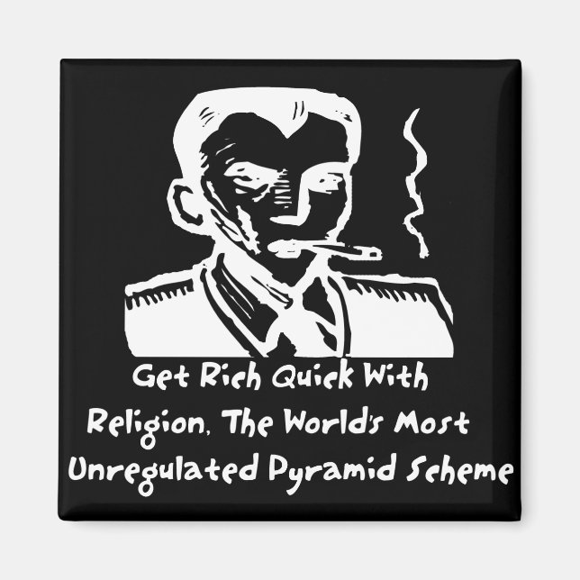 Religion Pyramid Scheme Magnet (Front)