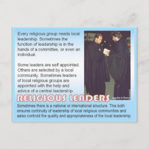 Religion, Religious leaders Postcard