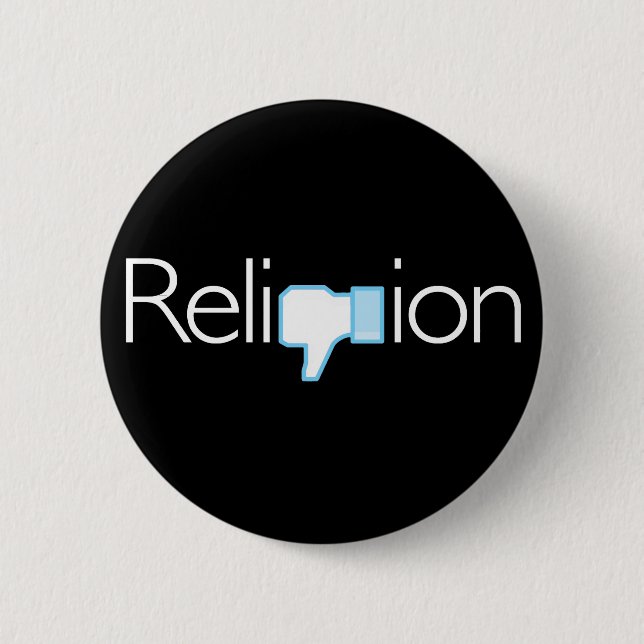 Religion? Thumbs Down! Button (Front)